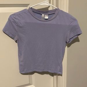 H&M Purple Crop Top